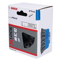 Bosch Accessoires X-LOCK Komstaalborstel gevlochten 75mm staal 0.35mm - 1 stuk(s) - 2608620726 - thumbnail