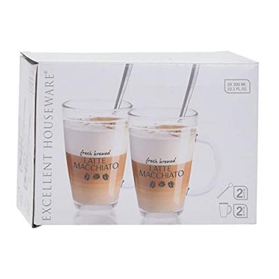 Latte macchiato set 4-delig 300ml