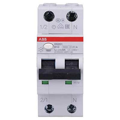ABB 2CSR255180R1105 ABB Stotz S&J Aardlekschakelaar B 2-polig 10 A 0.03 A 230 V ABB 2CSR255180R1105 ABB Stotz S&J Aardlekschakelaar B 2-polig 10 A 0.03 A 230 V