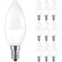 LED Lamp 10 Stuks - E14 Fitting - Brinton - 6.5W 630lm - 830 Warm Wit 3000K - C37 | Vervangt 45W - thumbnail