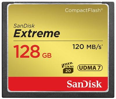 SanDisk Extreme® CF-kaart 128 GB