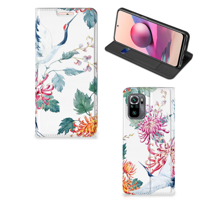 Xiaomi Redmi Note 10 4G | 10S | Poco M5s | Hoesje maken | Bird Flowers - thumbnail