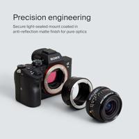 Urth Lens mount adapter: compatibel met Pentax K lens naar Sony E camera body - thumbnail