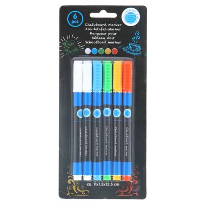 Schoolbord Markers 6 Stuks