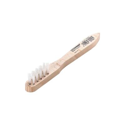 Lessmann Bougieborstel | lengte 150 mm | 0,3 mm nylon PA glad | 3-rijig | 1 stuk - 125251 125251