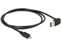 DeLOCK USB-A 2.0 male 90° > Micro-USB male kabel - thumbnail