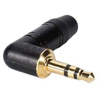 Neutrik NTP3RC-B Jackplug 3,5 mm Stekker, haaks Aantal polen: 3 Stereo Zwart 1 stuk(s) - thumbnail