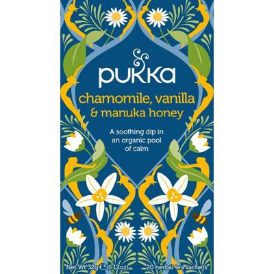 Pukka thee bio, Camomile - Vanilla, pak van 20 stuks
