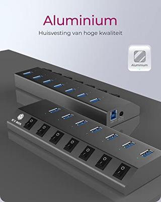 ICY BOX IB-HUB1701-C3 7-poorts USB 3.0 Type-A Hub