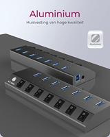 ICY BOX IB-HUB1701-C3 7-poorts USB 3.0 Type-A Hub - thumbnail