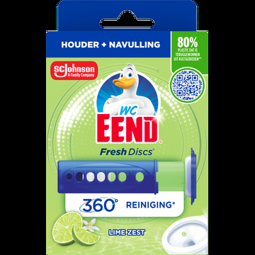 WC Eend Fresh Discs Lime Zest Houder bij Jumbo WC Eend Fresh Discs Lime Zest Houder bij Jumbo