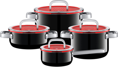 WMF FUSIONTEC Functional pannenset 4-delig 0517405290