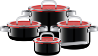 WMF FUSIONTEC Functional pannenset 4-delig 0517405290 - thumbnail
