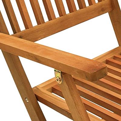 Tuinstoelen 4 st inklapbaar massief eucalyptushout