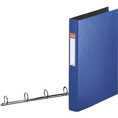 Esselte ringmap Vivida blauw, 4 ringen