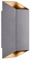 Enzo Nordlux wandlamp nico vierkant 2x gu10 antraciet ip54 - 4800919 - thumbnail