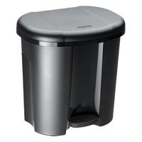 Rotho PILA Pedaalemmer Afvalscheider 2x10L Zwart - thumbnail