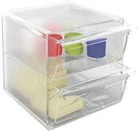 Multi-Functionele Organiser Archivo 2000 Transparant 19 x 15 x 15 cm - thumbnail
