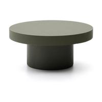 Kave Home Aiguablava salontafel Ø66 cm cement Groen - thumbnail