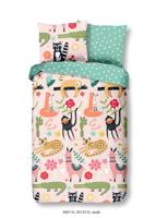 Good Morning katoenen kinderdekbedovertrek Dinos - thumbnail
