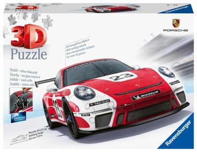 Ravensburger 3d puzzel porsche 911 gt3 cup salzburg design, 108st.