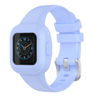 Siliconen one color bandje - Pastel blauw - Garmin Vivofit Junior 3 - thumbnail