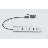 i-tec CAHUBMETAL7 USB-combi-hub Grijs - thumbnail