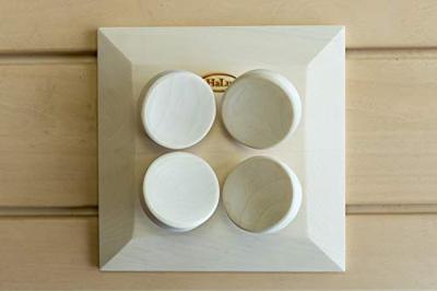 Halu ergonomische hoofdsteun voor Sauna - Vierkant - Aspen Halu ergonomische hoofdsteun voor Sauna - Vierkant - Aspen