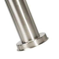 QAZQA Smart buitenlamp paal staal RVS 50 cm incl. Wifi A60 - Sfera - thumbnail