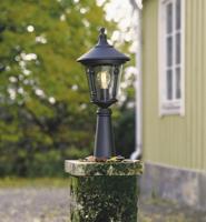 Buitenlamp Virgo zwart 1-lichts 35 cm exclusief paal 578-750 - thumbnail