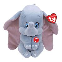 Disney Ty beanie buddy dombo knuffel met geluid, 24cm - thumbnail