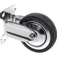 TOOLCRAFT TO-5137932 Bokwiel met schroefplaat 100 mm rubber Draagvermogen (max.): 80 kg - thumbnail