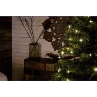 Micro LED lichtsnoer groen met 50 warm witte lampen - thumbnail