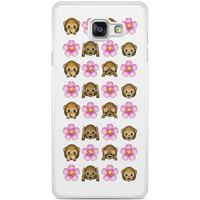 Samsung Galaxy A5 2016 hoesje - Emoji aapjes - thumbnail