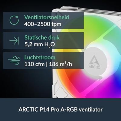Arctic Cooling Liquid Freezer III Pro 420 A-RGB (White) - thumbnail