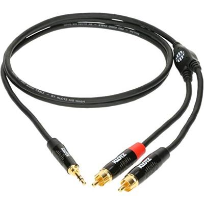 Klotz KY7-600 Mini jack naar RCA Y-kabel 6 meter