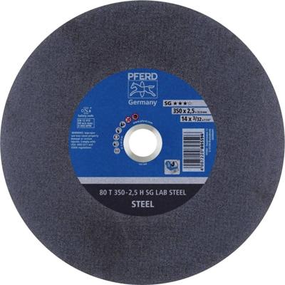 PFERD TOOLS 80 T 350-2,5 H SG LAB STEEL/32,0 66300130 Doorslijpschijf recht 350 mm 10 stuk(s) Getemperd staal, Gietijzer, Staal, Staal, Gegoten staal, Gegoten