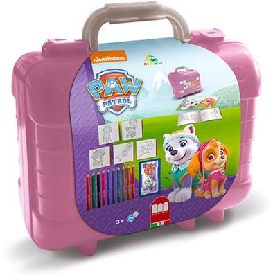 Multiprint Paw patrol skye reis stempel- en kleurkoffer