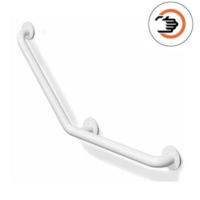 Normbau Eco Care bad/douche greep links gehoekt 135 graden Normbau Eco Care bad/douche greep links gehoekt 135 graden