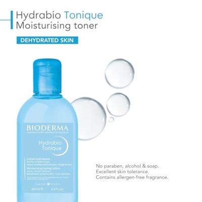 Bioderma Hydrabio Moisturising Toning Lotion 250 ml - thumbnail