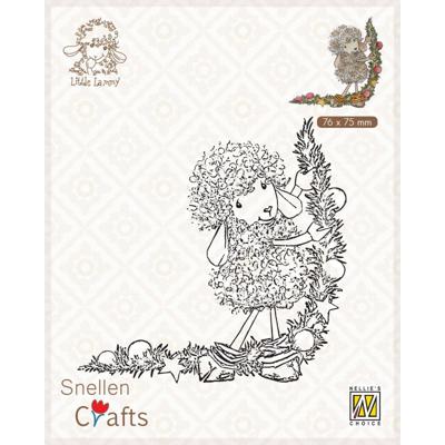 Nellie's Choice • little lammy clear stamps christmas decoration