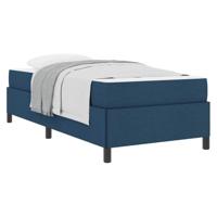Boxspring bed Blauw en Zwart 90 x 200 cm - thumbnail