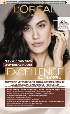 L'Oréal Paris Excellence Creme - 2U Universeel Zeer Donkerbruin