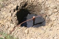 Aardelektrode 1,5 meter staal verkoperd klem en koppelstuk apart bestellen - thumbnail