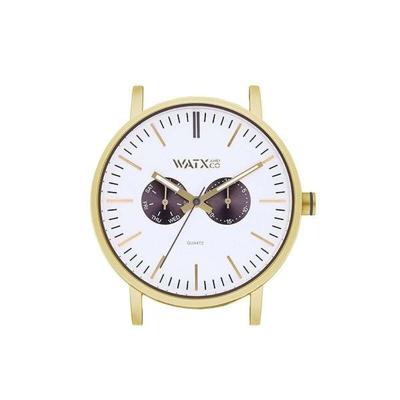 Horloge Uniseks Watx & Colors WXCA2744 Gouden (Ø 44 mm) Horloge Uniseks Watx & Colors WXCA2744 Gouden (Ø 44 mm)