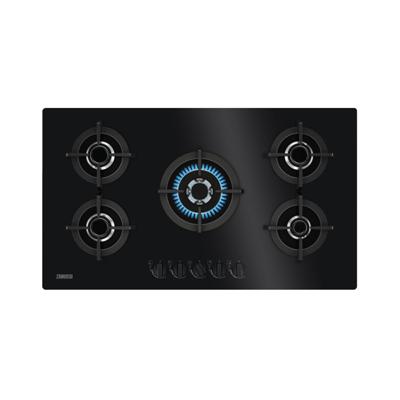 Zanussi ZGO98520BA Gas inbouwkookplaat Zwart