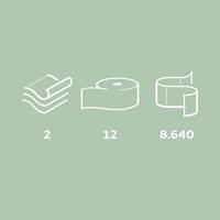 Toiletpapier satino jt1 comfort 2laags 180m wit - thumbnail