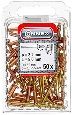 Connex Klinknagel 3.2X8Mm Koper (50St) - COXT197308