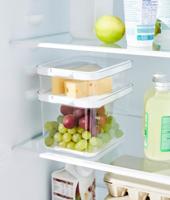 Rotho CAUMA Koelkastorganizer 13.6x18.4x11.3 cm 2.15L Wit/Transparant - thumbnail