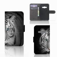 Samsung Galaxy Xcover 3 | Xcover 3 VE | Telefoonhoesje | Met pasjeshouder | Tijger - thumbnail